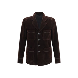 Tom Ford Brown Cotton Blazer