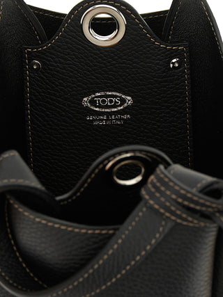 Tod's Black Calfskin Handbag