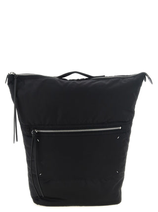 Maison Margiela Black Polyamide Backpack