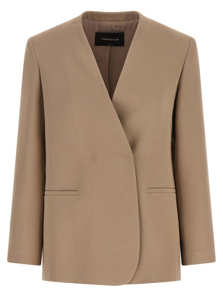 Fabiana Filippi Beige Acetate Blazer