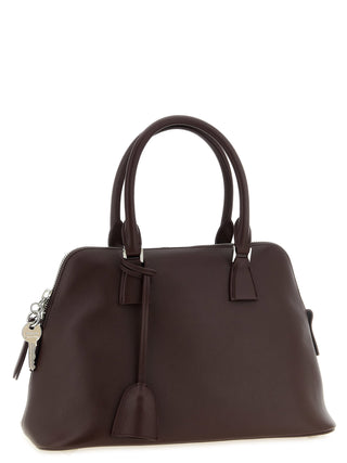 Maison Margiela Bordeaux Calfskin Shoulder Bag