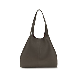 Coccinelle Brown Calf Leather Shoulder Bag