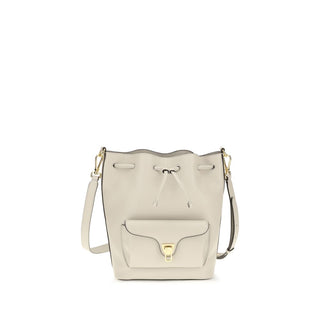 Coccinelle Green Calf Leather Shoulder Bag
