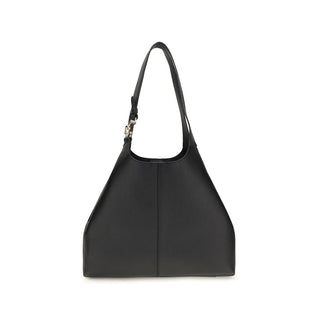 Coccinelle Black Calf Leather Shoulder Bag