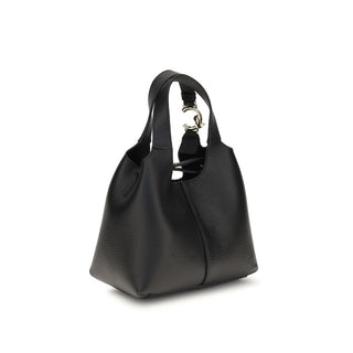 Coccinelle Black Calf Leather Shoulder Bag