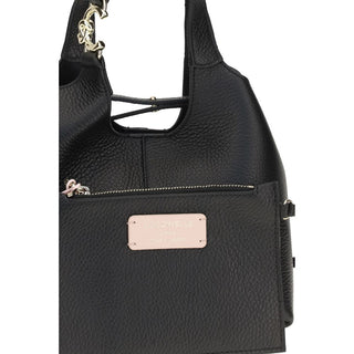 Coccinelle Black Calf Leather Shoulder Bag