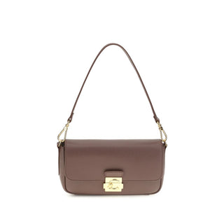Coccinelle Brown Calf Leather Shoulder Bag