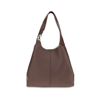 Coccinelle Beige Calf Leather Shoulder Bag