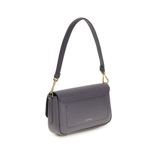 Coccinelle Blue Calf Leather Shoulder Bag
