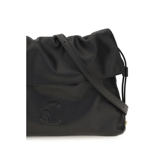 Coccinelle Black Calf Leather Shoulder Bag