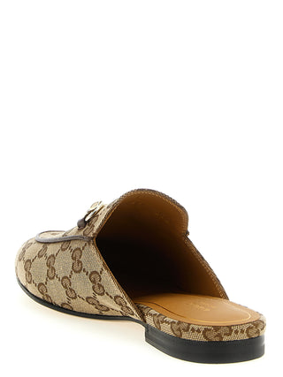 Gucci Princetown GG Canvas Slipper