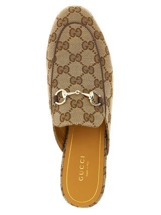 Gucci Princetown GG Canvas Slipper