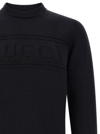 Gucci Black Cotton Cardigan