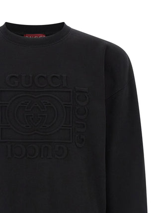 Gucci Black Cotton Sweatshirt