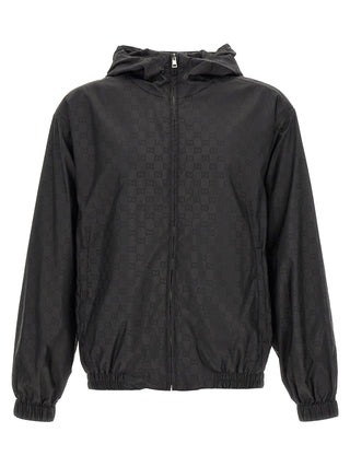 Gucci Black Polyamide Shell Jacket