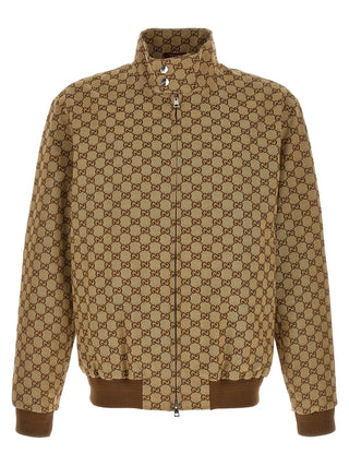 Gucci Beige Cotton Bomber