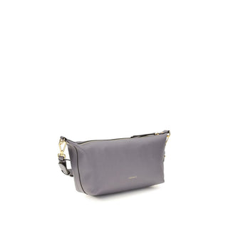 Coccinelle Gray Calf Leather Shoulder Bag