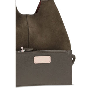 Coccinelle Brown Calf Leather Shoulder Bag