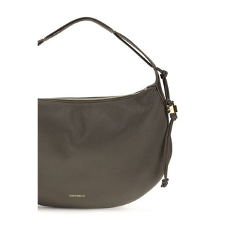 Coccinelle Brown Calf Leather Shoulder Bag