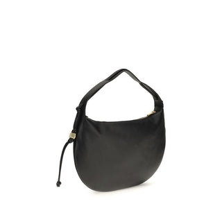 Coccinelle Black Calf Leather Shoulder Bag
