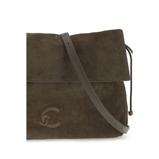 Coccinelle Brown Calf Leather Shoulder Bag