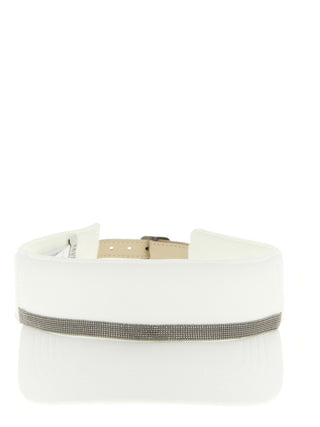 Brunello Cucinelli White Polyester Cap (Baseball Hat)