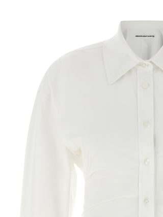 Alexander Wang White Cotton Short Dress