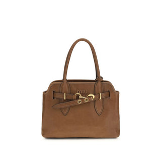 Miu Miu Brown Lamb Handbag