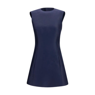 Balenciaga Blue Wool Oves Aries Casual Dress