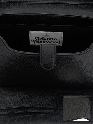 Vivienne Westwood Black Polyethylene Shoulder Bag