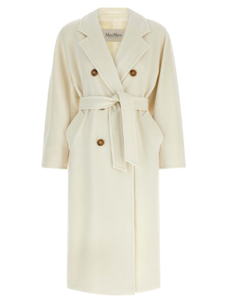 Max Mara White Virgin Wool Coat