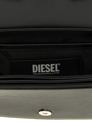 Diesel Black Cowhide Shoulder Bag