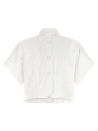 Fendi White Cotton Blouse
