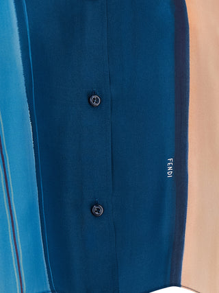 Fendi Multicolor Silk Blouse