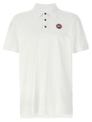 Canada Goose White Cotton Polo Shirt