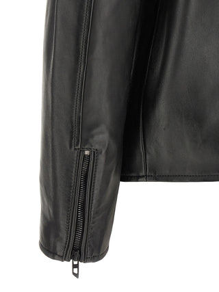 Diesel Black Lamb Leather Jacket
