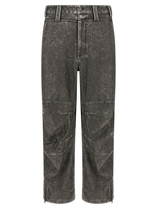 Diesel Gray Polyethylene Casual Pants