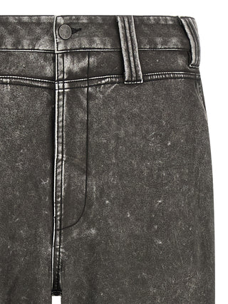 Diesel Gray Polyethylene Casual Pants