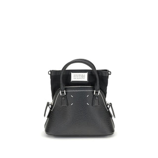 Maison Margiela Black Calf Leather Shoulder Bag