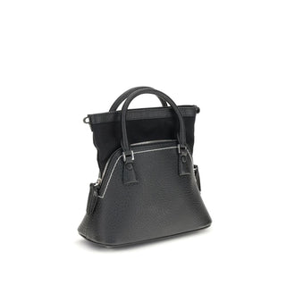 Maison Margiela Black Calf Leather Shoulder Bag