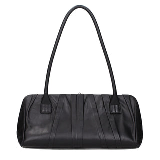 Jil Sander Logo Leather Shoulder Bag