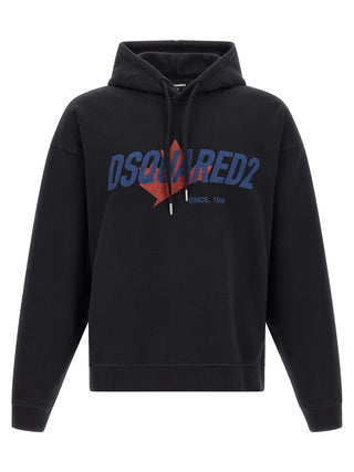Dsquared² Black Cotton Sweatshirt