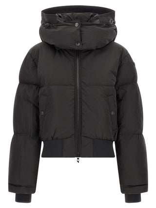 Diesel Black Polyamide Full-Length Jacket