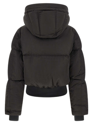 Diesel Black Polyamide Full-Length Jacket