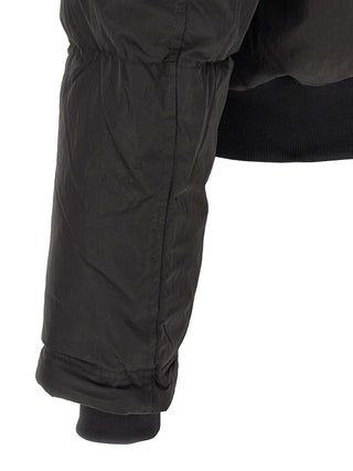 Diesel Black Polyamide Full-Length Jacket
