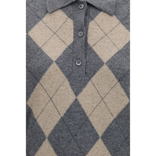 Rohe Ballantyne Argyle Polo Sweater