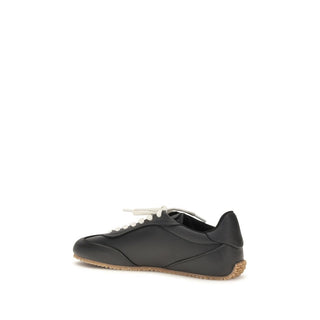 Axel Arigato Black Calf Leather Athletic Sneakers