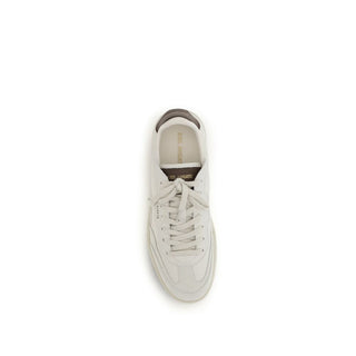 Axel Arigato White Calf Leather Athletic Sneakers