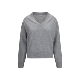 Brunello Cucinelli Gray Cashmere Sweater