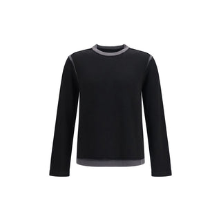 MM6 Black Wool Oves Aries Sweatshirt